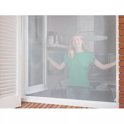 Magnētiska logu pretinsektu tīkls 150x180 cm