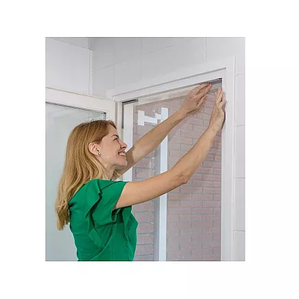 Magnētiska logu pretinsektu tīkls 150x180 cm