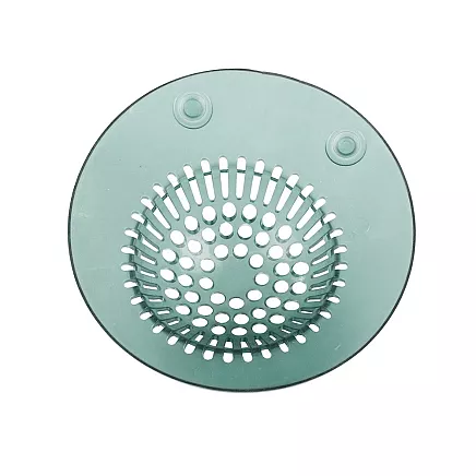 Silicone strainer for kitchen sink drain suction cups self-adhesive