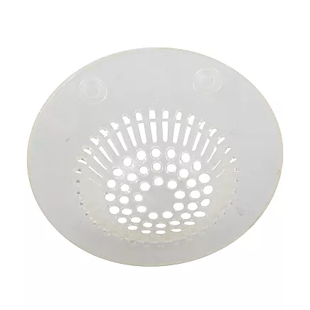 Silicone strainer for kitchen sink drain suction cups self-adhesive