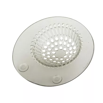 Silicone strainer for kitchen sink drain suction cups self-adhesive