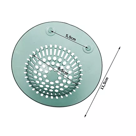 Silicone strainer for kitchen sink drain suction cups self-adhesive