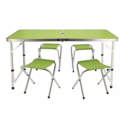 Saliekamais tūrisma galda un krēslu komplekts