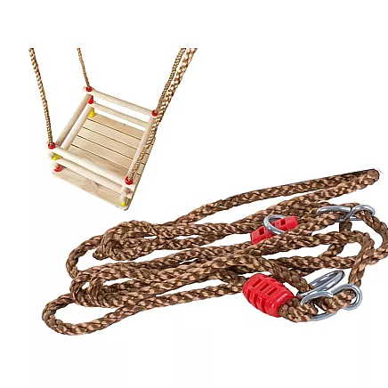 Childrens garden swing armchair rocking chair wooden railing for garden home