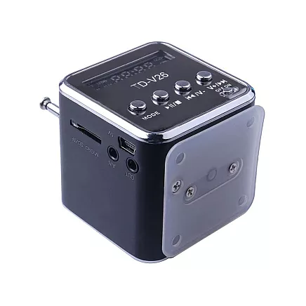 Wireless speaker portable mini radio fm led bluetooth mobile microsd