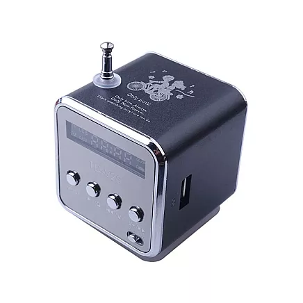 Wireless speaker portable mini radio fm led bluetooth mobile microsd