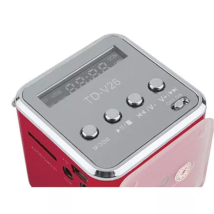 Wireless Mini Bluetooth Speaker with FM Radio and LED Backlight