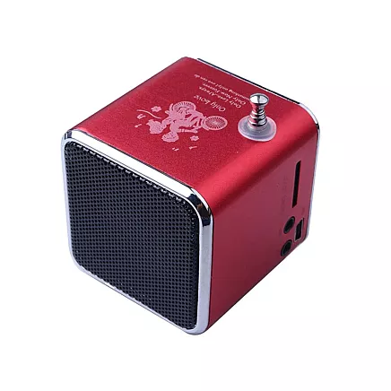 Wireless Mini Bluetooth Speaker with FM Radio and LED Backlight