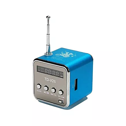 Wireless speaker portable mini radio fm led bluetooth mobile microsd