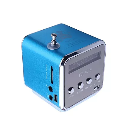 Wireless speaker portable mini radio fm led bluetooth mobile microsd