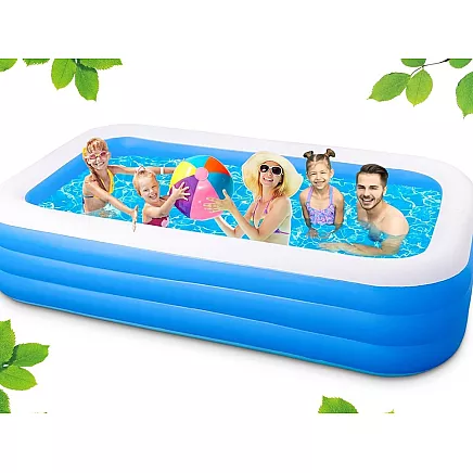 Inflatable pool large rectangular garden family inflatable pool for children