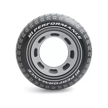 Large 70cm inflatable wheel for an adult child to swim in the pool water