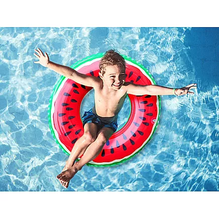 Large watermelon inflatable wheel 70cm for an adult child to swim in the pool