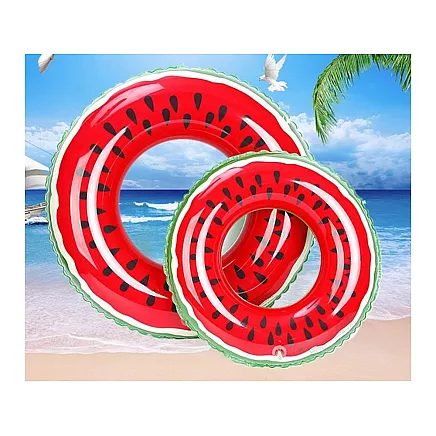 Large watermelon inflatable wheel 70cm for an adult child to swim in the pool