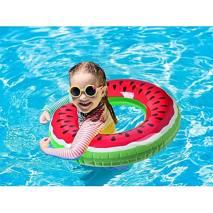 Large watermelon inflatable wheel 70cm for an adult child to swim in the pool
