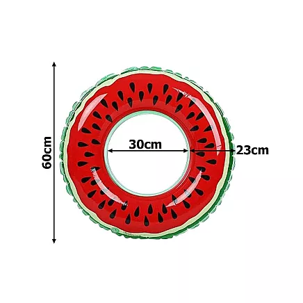 Large watermelon inflatable wheel 70cm for an adult child to swim in the pool