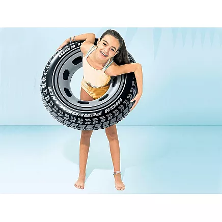 Small 50cm inflatable wheel for baby to swim in pool water