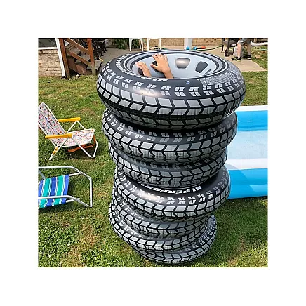 Small 50cm inflatable wheel for baby to swim in pool water