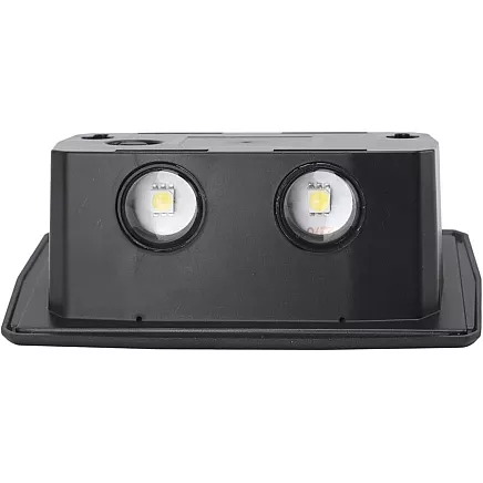 Solar led façade lamp with dusk sensor wall-mounted wall lamp