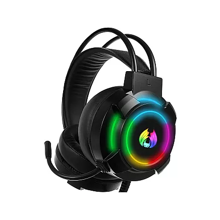 Vadu spēļu austiņas ar LED RGB un mikrofonu 5.1