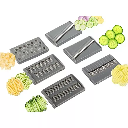 Slicer slicer vegetable and fruit grater peeler 6 blades