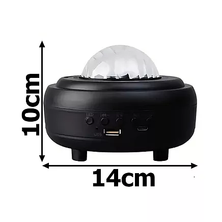 Zvaigžņu projektors un naktslampa ar ziemeļblāzmu un Bluetooth skaļruni