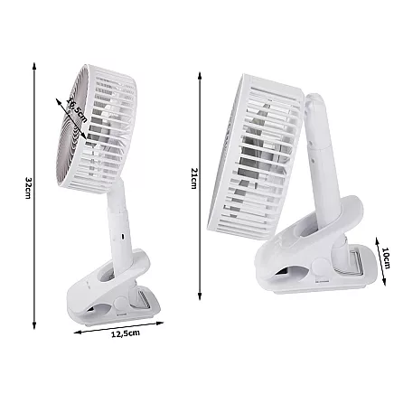 Fan fan folding wireless desk clip standing desk fan