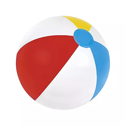 Bērnu piepūšamā pludmales bumba 30cm – baseinam, pludmalei, daudzkrāsaina