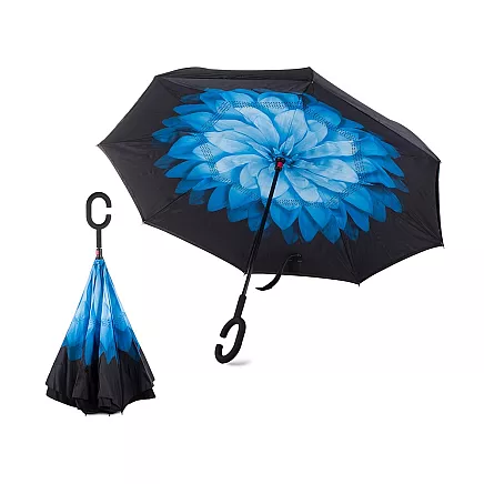 Umbrella inverted folding umbrella inverted strong wires solid standing