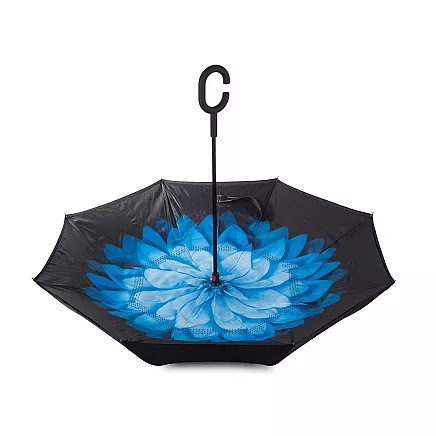Umbrella inverted folding umbrella inverted strong wires solid standing