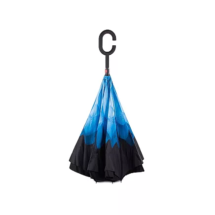 Umbrella inverted folding umbrella inverted strong wires solid standing