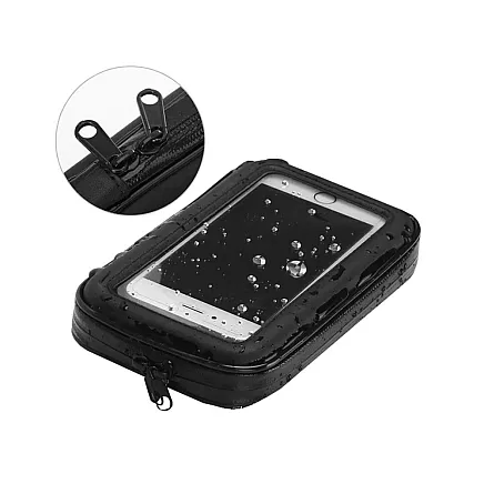 Bicycle phone holder waterproof lockable rotatable 360