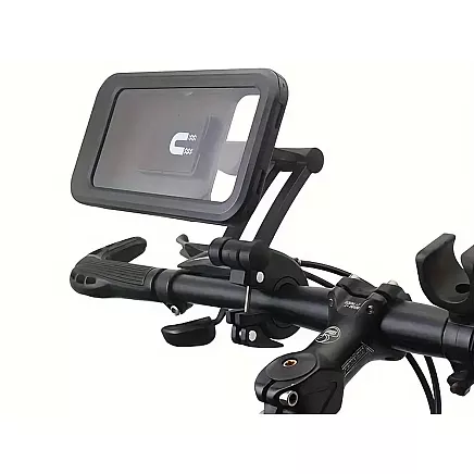 Bicycle phone holder waterproof lockable rotatable 360