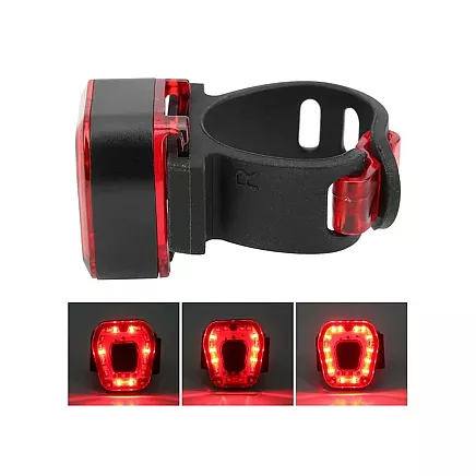 Velosipēda Aizmugurējā Lampa 14 LED USB Uzlādējama