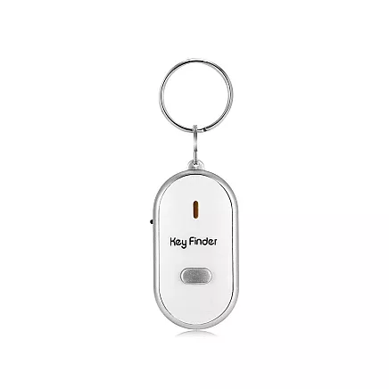 Whistle key fob with led light up key finder
