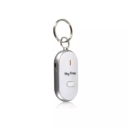 Whistle key fob with led light up key finder