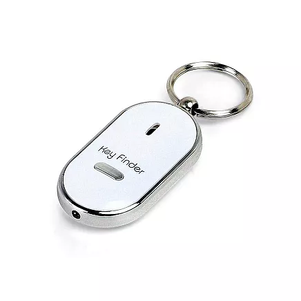 Whistle key fob with led light up key finder