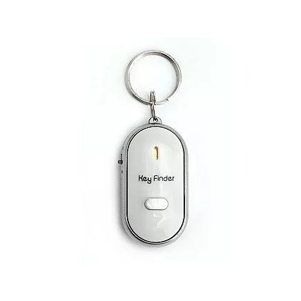 Whistle key fob with led light up key finder