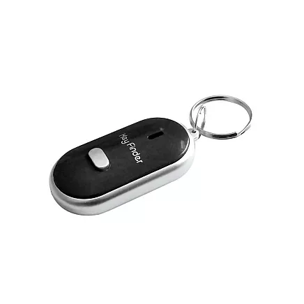 Whistle key fob with led light up key finder