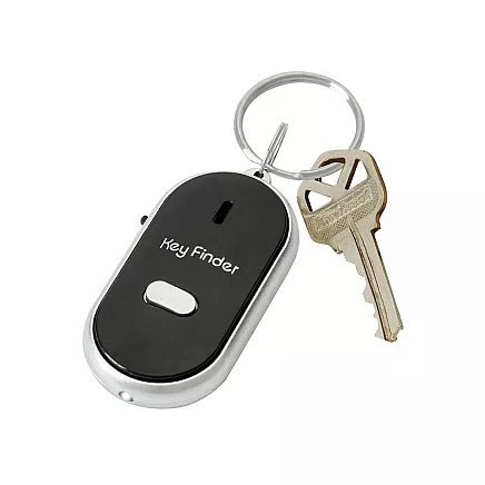 Whistle key fob with led light up key finder