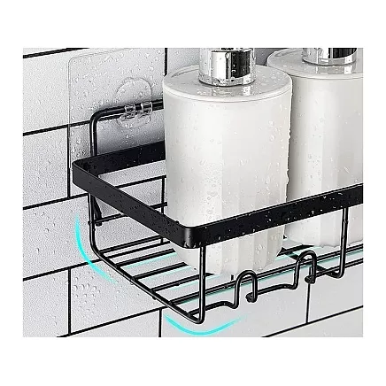 Loft bathroom shower shelf hanging 4x hook