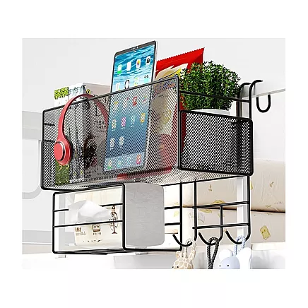 Plaukts Organizators Virtuvei un Vannas Istabai Zem Plaukta + 3 Āķi, Dažādas krāsas