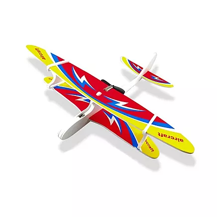 Polystyrene aeroplane flying foam usb led glider dart motor