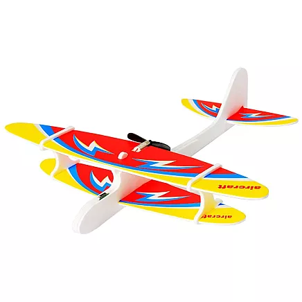 Polystyrene aeroplane flying foam usb led glider dart motor