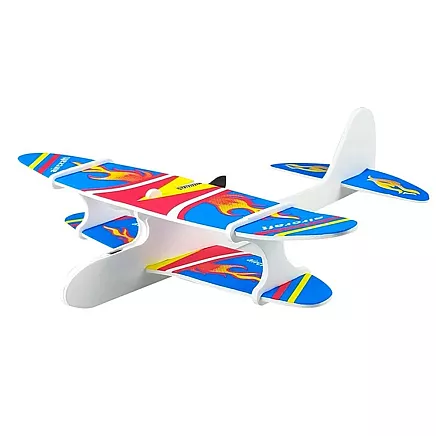 Polystyrene aeroplane flying foam usb led glider dart motor