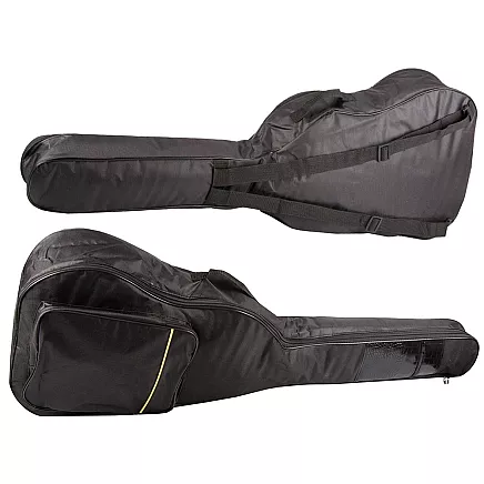 Klasiskās akustiskās ģitāras pārnēsāšanas soma ar kabatām un regulējamām siksnām,...