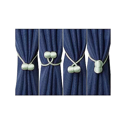 Decorative clips for curtains magnetically strong