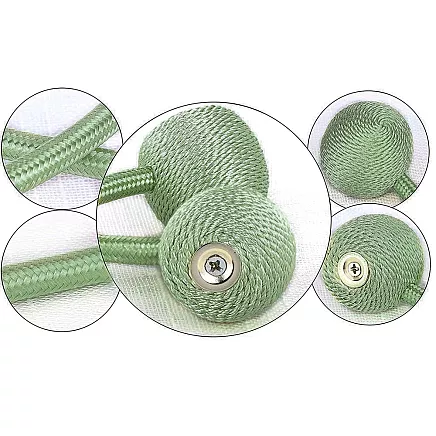 Decorative clips for curtains magnetically strong