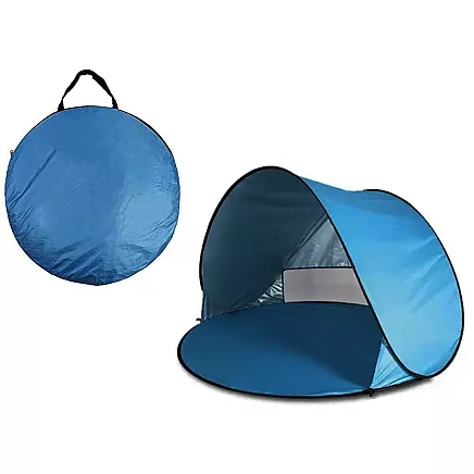 Pašsavelkoša pludmales telts ar UV aizsardzību