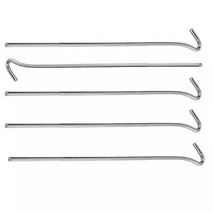 Tent piles anchor pigs steel 31cm 10pcs hook & loop pins